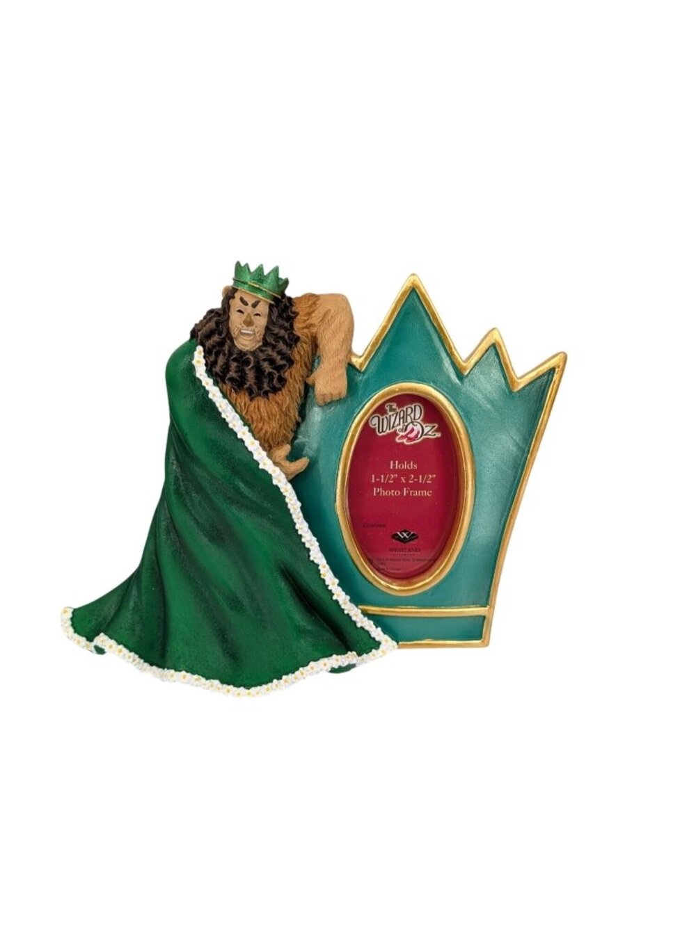 Westland Wizard of Oz Cowardly Lion Photo Frame Collectible 1.5" x 2.5" Photo